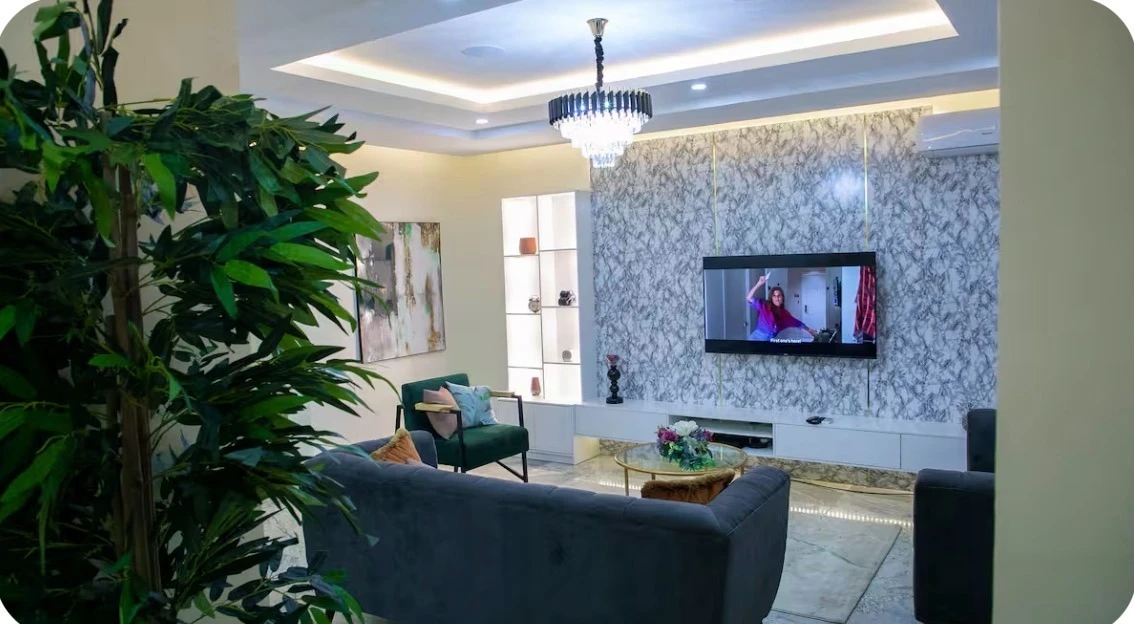 Jade by Apricot, a Wuse 2 apartment living room
